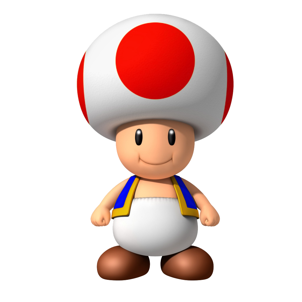 Como desenhar Cogumelo Toad Super Mario Bros 