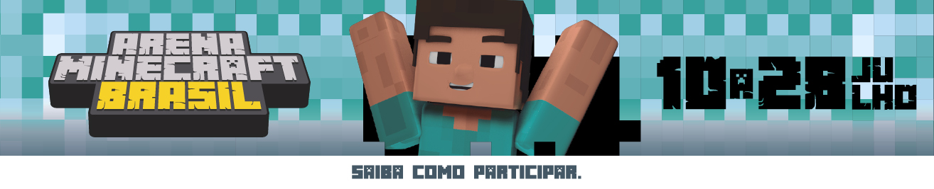 Arena Minecraft Brasil chega a são paulo com evento gratuito para os fãs